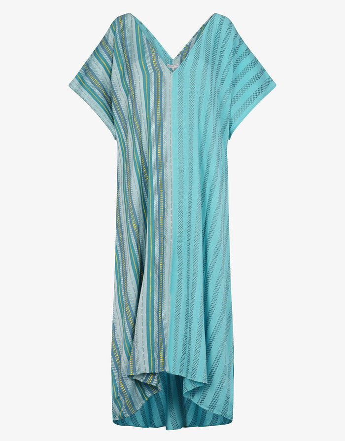 Pitusa Yin-Yang Kaftan - Blue - Simply Beach UK