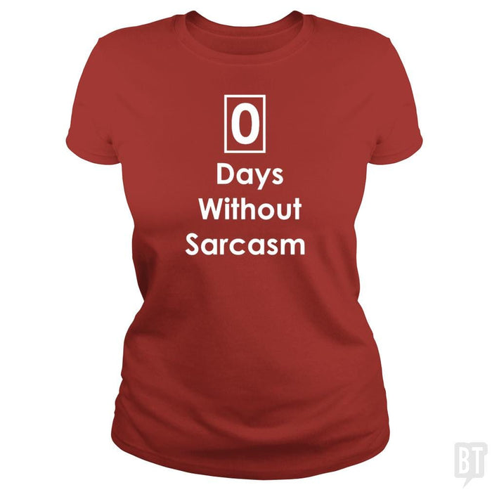 Classic Ladies Tee / Red / S