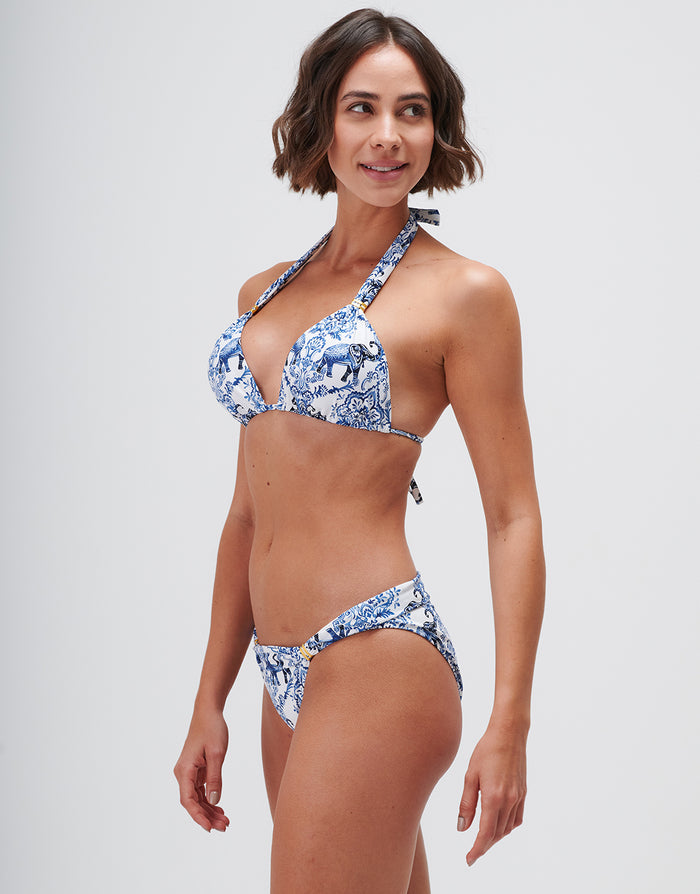 Jo Severin Zuri Banded Hipster Bikini Pant - Porcelain - Simply Beach UK