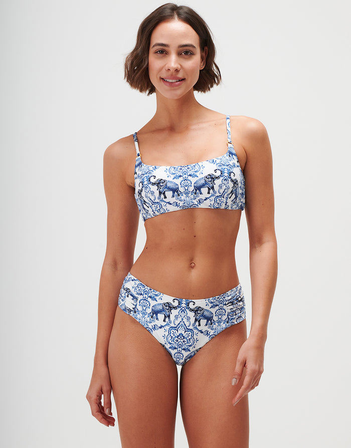 Jo Severin Zuri Bralette Bikini Top - Porcelain - Simply Beach UK