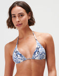 Jo Severin Zuri Triangle Bikini Top - Porcelain - Simply Beach UK